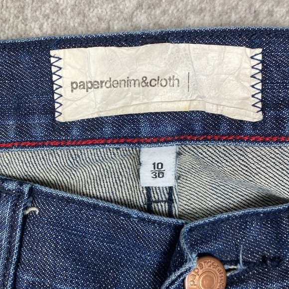 Paper denim & cloth Monroe dark wash bootcut jeans 10 long - Picture 5 of 8